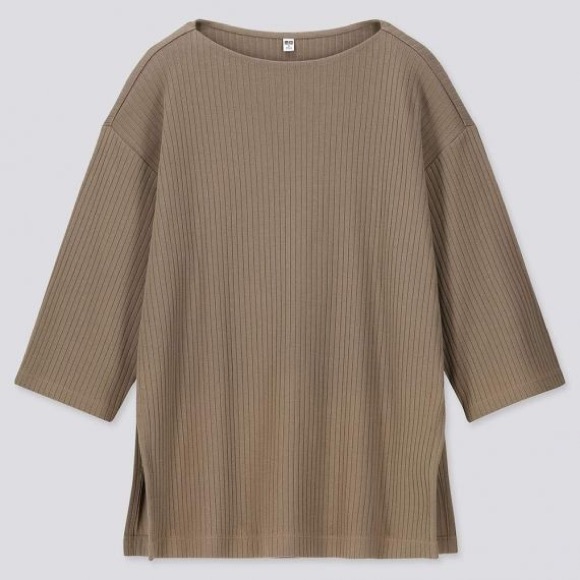 BOGO - Uniqlo Wide Ribbed Relaxed Tunic - Picture 1 of 3